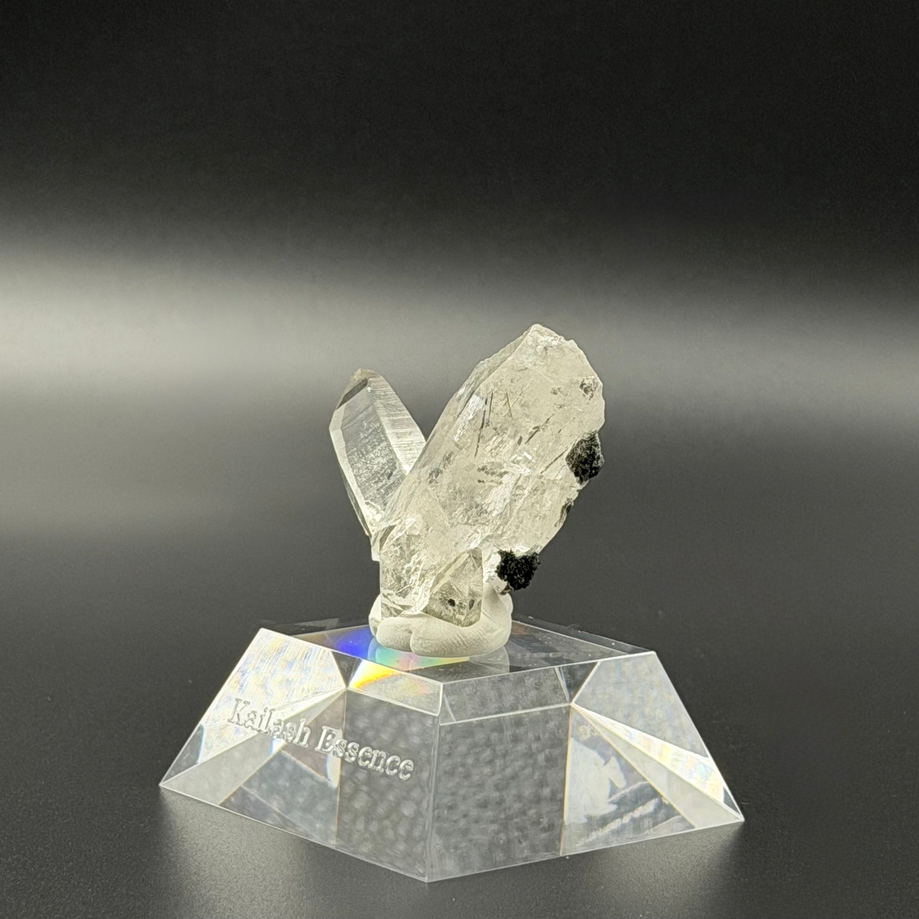 Himalayan Clear Quartz with Green Phantom Symbiosis – Raw Crystal