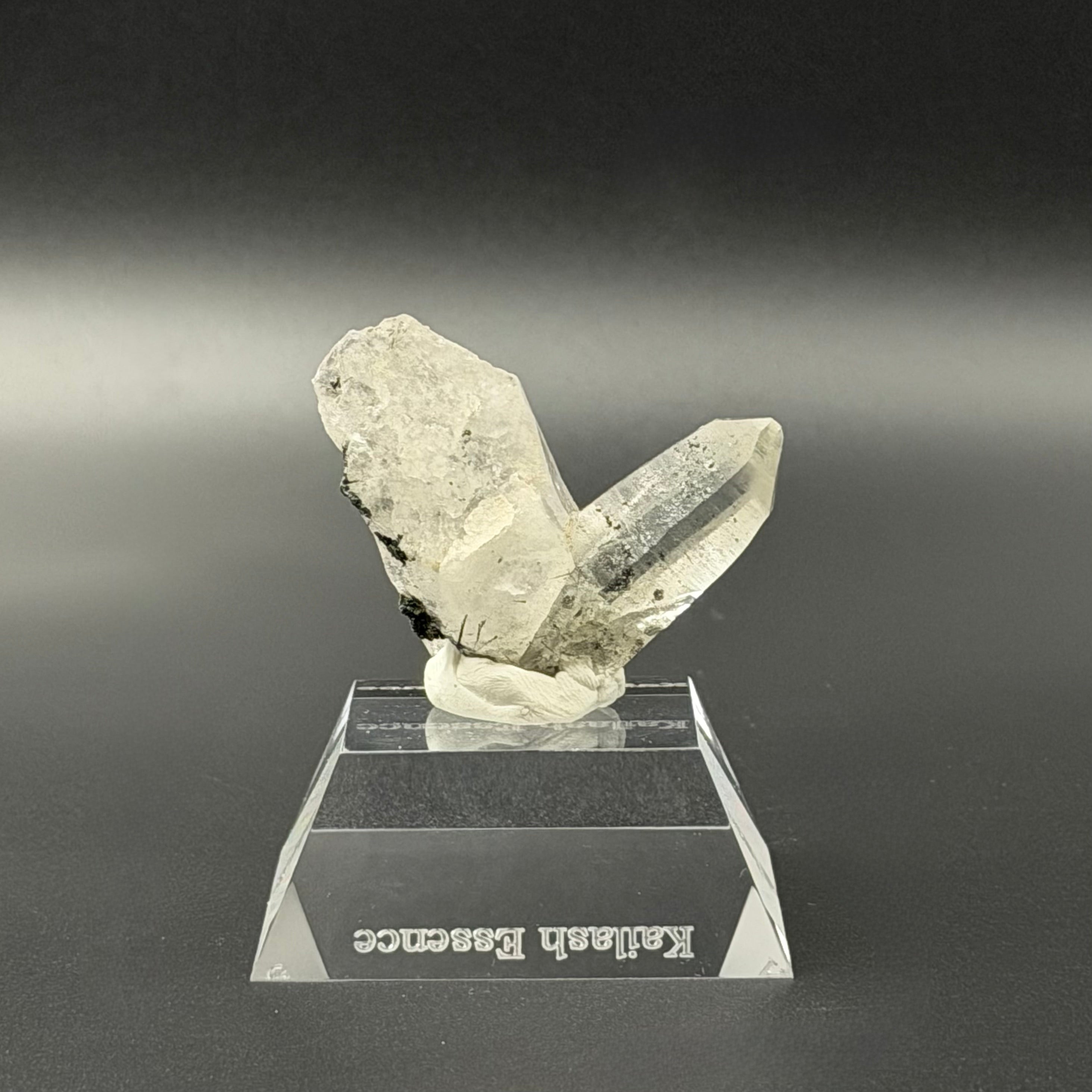 Himalayan Clear Quartz with Green Phantom Symbiosis – Raw Crystal