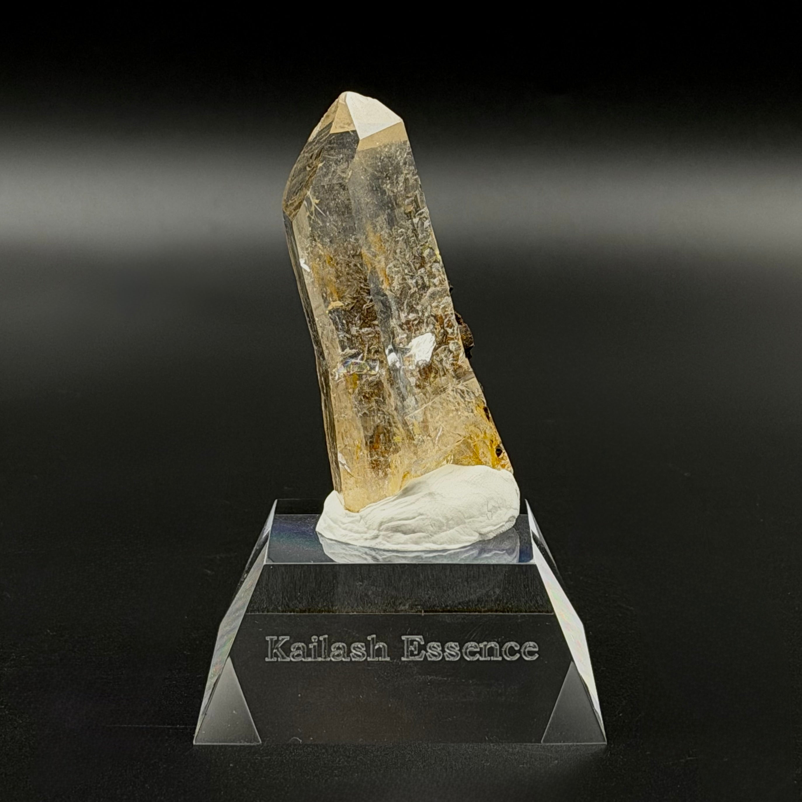 Himalayan Clear Quartz with Natural Brown Iron Inclusions